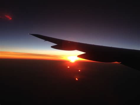 Free Images Horizon Wing Sunrise Sunset Night Dawn Airplane