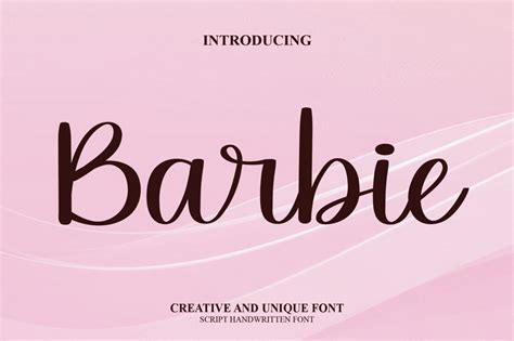 Barbie Schriftart Dafont Com