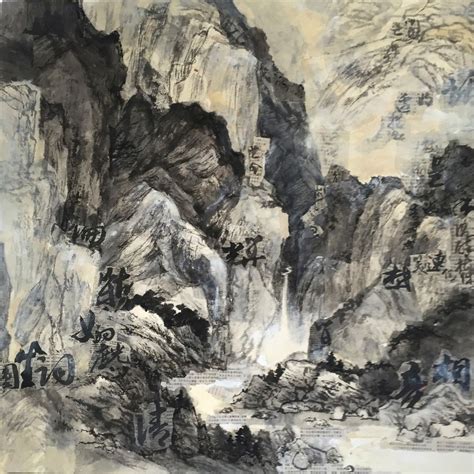 Mainly the practice of making ink special effects. In the galleries: Chinese ink paintings, enhanced with ...