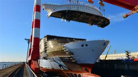 The Crazy Process Of Building The Worlds Largest Cruise Ships Youtube