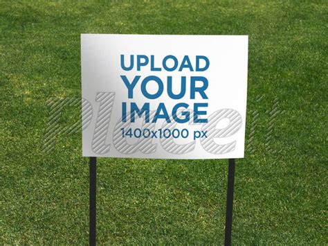 Yard Sign Mockup Psd Sign Mockup Mockup Psd Yard Signs