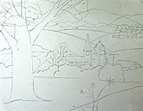 5th grade, buildings, landscapes, painting, principles of. Landscapes In Pencil Pdf Drawing at GetDrawings | Free ...