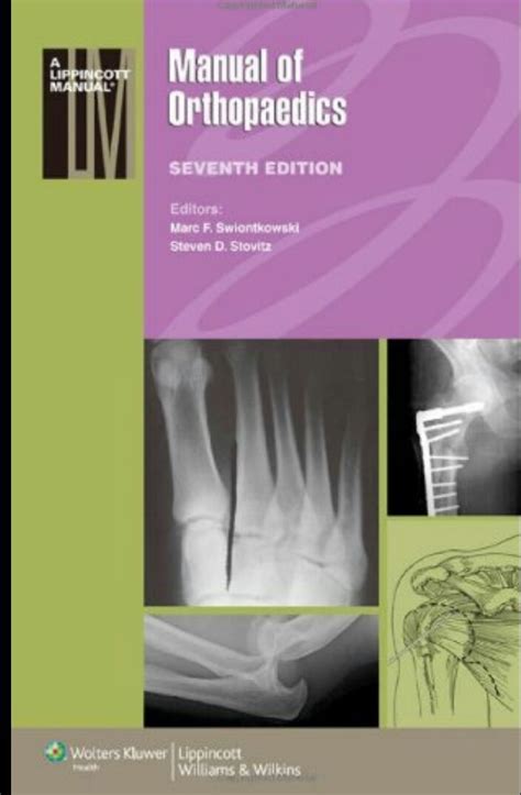 Manual Of Orthopaedics 7th Edition Pdf Orthopedics Ebook Manual