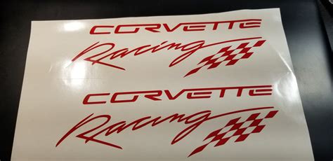 Corvette Racing Decal 9″ Wide C7 Performance