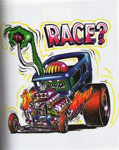 Ed Big Daddy Roths Monster Car Illustrations
