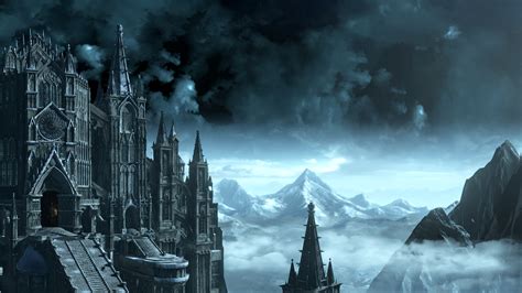 Dark Souls Castle During Night Sky 4k Hd Games Wallpapers Hd