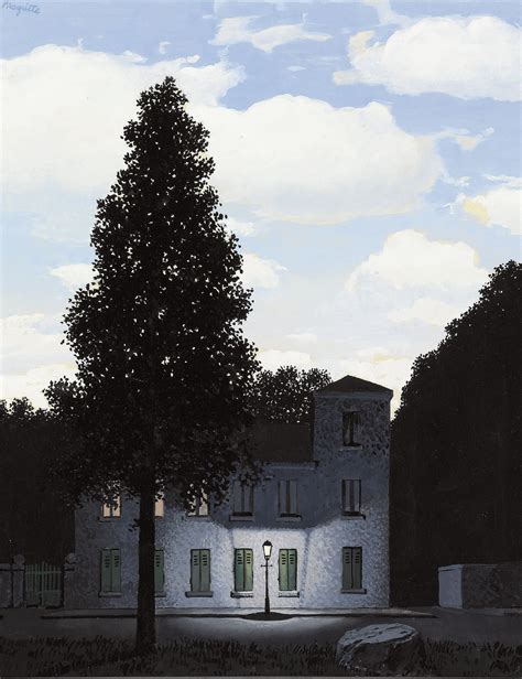 Rene Magritte (1898-1967) L'Empire des lumières, 1947 (29.5 x 23.5 cm ...
