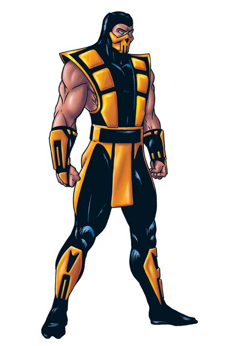 The basic premise of mortal kombat is the existence of several realms created by the gods. Scorpion from Mortal Kombat