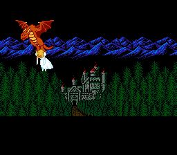 Nes Castle Of Dragon