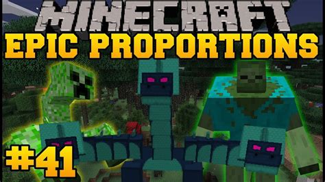 Minecraft Epic Proportions Villagers Attack Episode 41 S2 Modded