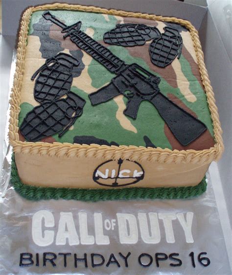 Creative army cake design decorating ideas. Carter birthday cake? | Army birthday parties, Call of ...