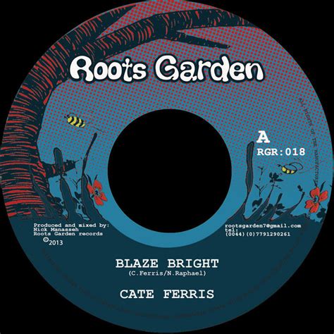 Blaze Bright Hustling Rhythm Cate Ferris And Manasseh Roots Garden