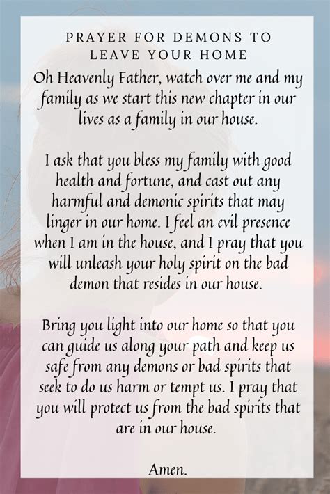 7 Fast Prayers For Demons To Leave Your Home Prayrs