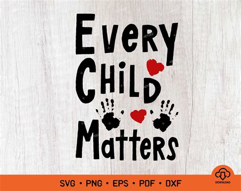 Every Child Matters Svg Honour The Children Quote Orange Etsy Canada