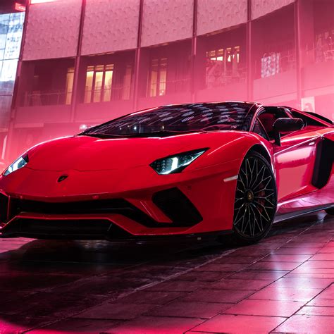 Lamborghini Aventador S Roadster Wallpaper 4k Red 5k 801