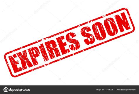 Expires Soon Red Stamp Text Stock Vector By ©pockygallery 141406376