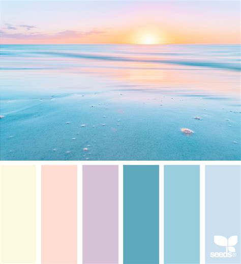Heavenly Hues In 2020 Ocean Color Palette Sunset Color Palette