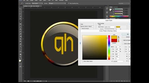 How To Make Logo In Photoshop Cs6 Youtube