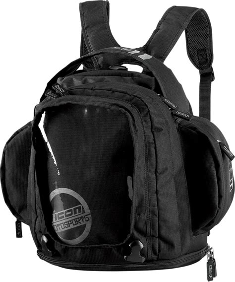 Motorcycle riders commonly use tank bags because of how practical they are. Icon Urban Motorcycle Tank Bag / Backpack - Black