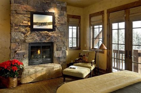 25 Bedrooms That Celebrate The Textural Brilliance Of Stone Walls Decoist