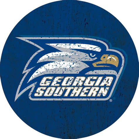 Georgia Southern Eagles Distressed Logo Decal Georgia Southern