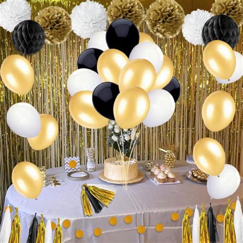 Black And Gold Party Decorations Product Testing Group