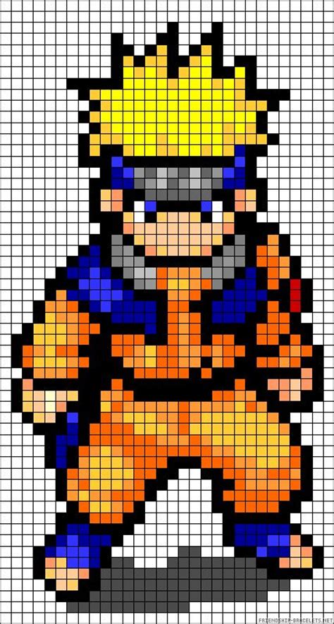 A60314 Friendship Pixel Art Grid Pixel Art Templates