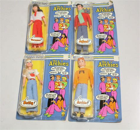 1975 The Archies Marx Archie Betty Veronica Jughead Figures Set Of 4 1926939594