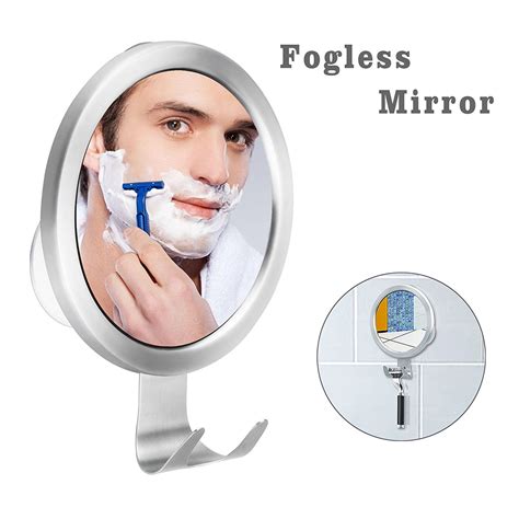 Fogless Shaving Mirror Budget And Good Strong Suction Bathroom Mirror No Fog Shave Makeup Mirror