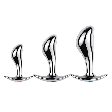 3 Sizes Metal Anal Plug Butt Plug Sex Toys Butt Toys For Womenmen