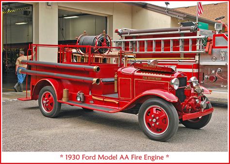 1930 Ford Model Aa Fire Engine I Spotted This Antique Fire Flickr