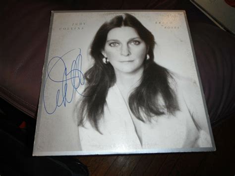 Judy Collins Signed Bread And Roses Vinyl Album Collectible Memorabilia Autographia