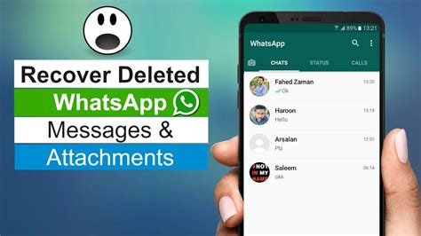 This imobie guide will show you how to retrieve whatsapp with icloud backup or without backup. How to Recover Deleted WhatsApp Messages on Android - YouTube