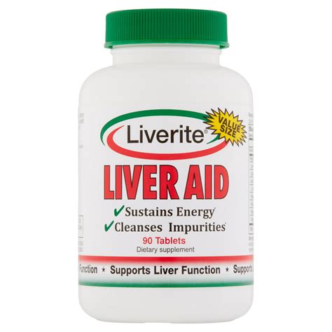 Liverite Liver Aid Value Size Tablets 90 Count