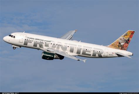 N201fr Airbus A320 214 Frontier Airlines Fokker Aircraft Jetphotos