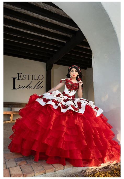 red harro mexican quinceaños dress #mariachi #quinceanera #dress charro