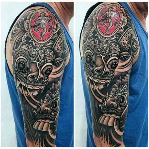 Barong And Rangda Mask Tattoo Tatoeages