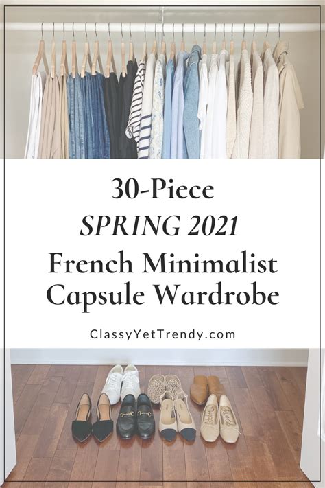 my 30 piece spring 2021 french minimalist capsule wardrobe artofit