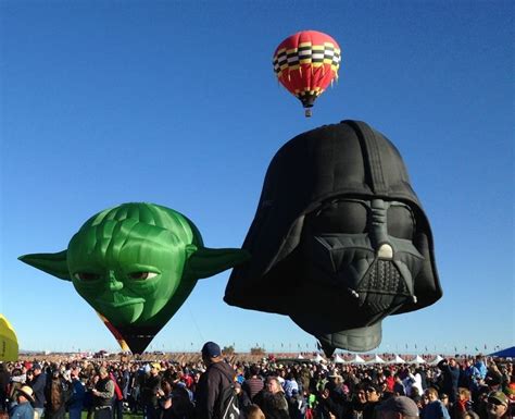 Albuquerque Balloon Fiesta Darth Vader And Yoda Hot Air Balloons Darth