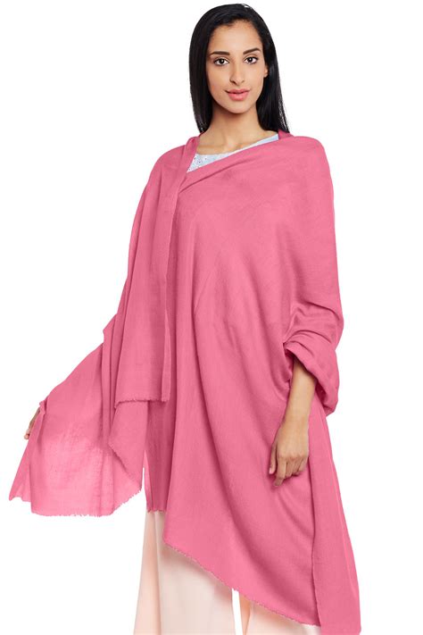 Buy Authentic Bubblegum Pink Pashmina Shawl 100 Cashmere Online