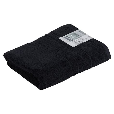 Martex Ultimate Soft Black Solid Bath Towel Bath Towels Meijer