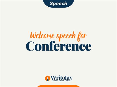 A Welcome Speech For Conference