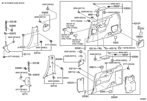 Toyota Sienna Door Parts Diagram