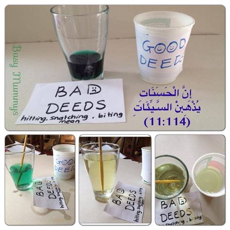 Good Deeds Bad Deeds Ramadan Activities Ramadan Crafts Kindergarten