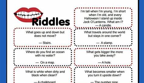 Funny Riddles for Kids With Answers (Printable Easy Riddles!) | Riddles