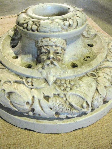 Professional appraiser helaine fendelman evaluates and appraises your collectibles and antiques. Antique Christmas Tree Stand (Marble or Stone ...