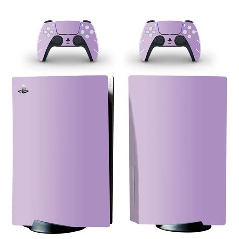 Color Gradient Purple Ps5 Skin Sticker For Playstation 5 And