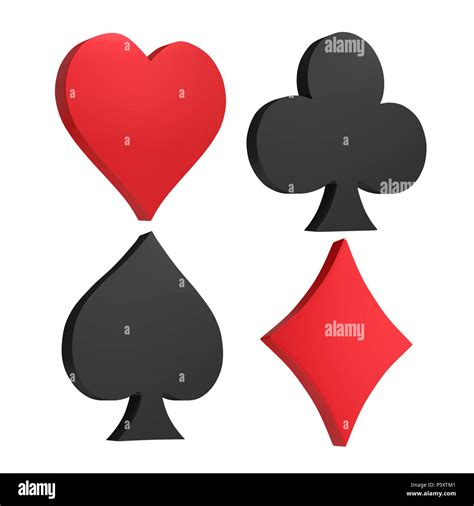 Playing Card Symbol Isolated Stock Photo Alamy