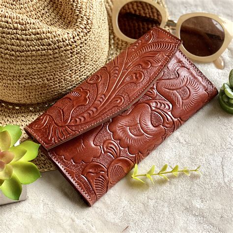 Bicolor Handcrafted Wallets For Women Leather Wallet Wallet Women