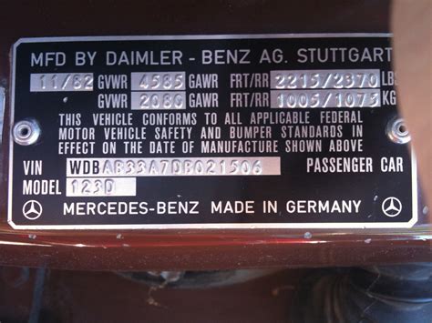 Just type in the 17 digits of your vehicles identification number. Mercedes w124 vin number
